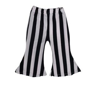 Kids Baby Blossom Black White Stripe Bell Bottom Pants Toddler 12 18M